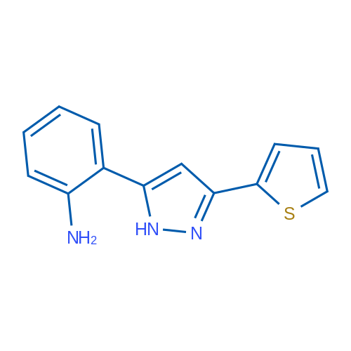 2-(3-(Thiophen-2-yl)-1H-pyrazol-5-yl)aniline 1g