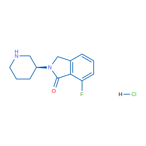 (S)-7-Fluoro-2-(piperidin-3-yl)isoindolin-1-one hydrochloride 1g