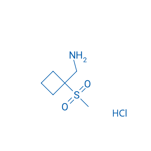 (1-(Methylsulfonyl)cyclobutyl)methanamine hydrochloride 1g