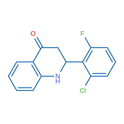 2-(2-Chloro-6-fluorophenyl)-2,3-dihydroquinolin-4(1H)-one 1g