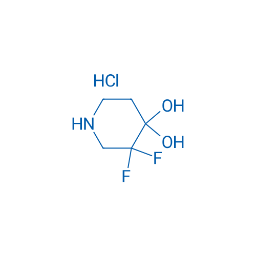 3,3-Difluoropiperidine-4,4-diol hydrochloride 100mg