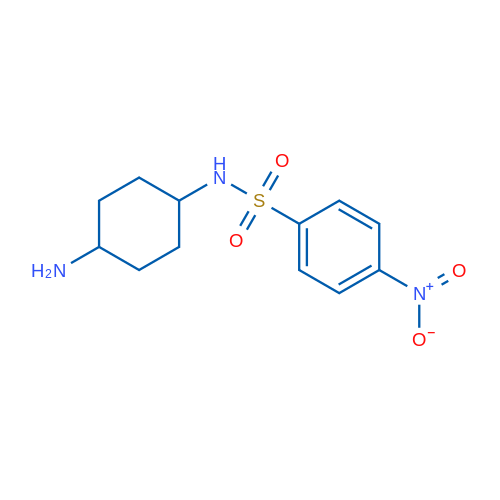 N-(4-Aminocyclohexyl)-4-nitrobenzene-1-sulfonamide 1g