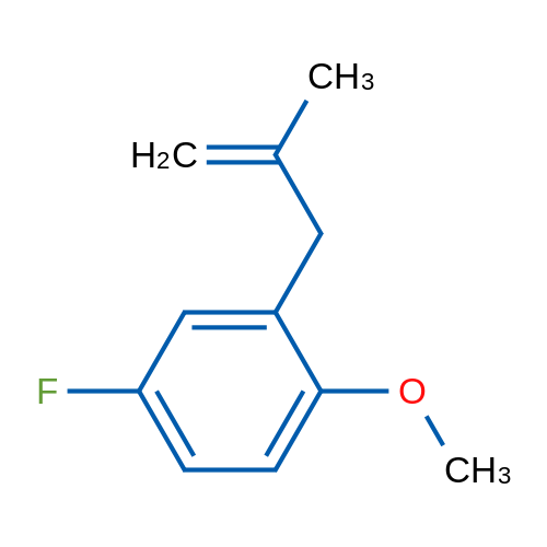 3-(5-Fluoro-2-methoxyphenyl)-2-methyl-1-propene 1g