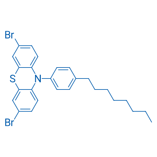 3,7-Dibromo-10-(4-octylphenyl)-10H-phenothiazine 250mg