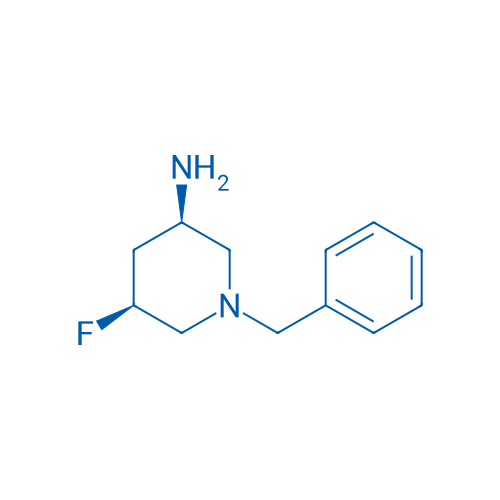 (3R,5S)-1-Benzyl-5-fluoropiperidin-3-amine 250mg
