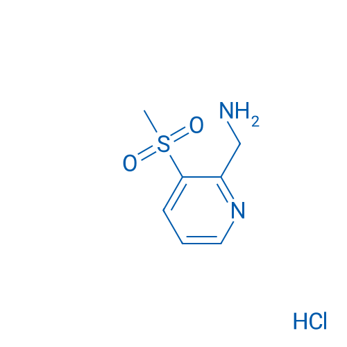 (3-(Methylsulfonyl)pyridin-2-yl)methanamine hydrochloride 100mg