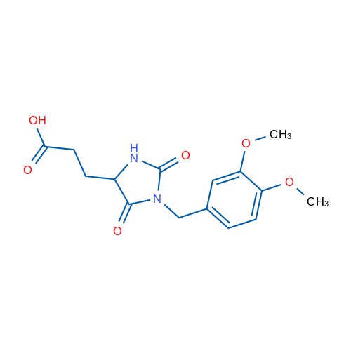 3-{1-[(3,4-dimethoxyphenyl)methyl]-2,5-dioxoimidazolidin-4-yl}propanoic acid 1g