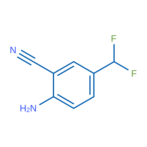 2-Amino-5-(difluoromethyl)benzonitrile 250mg