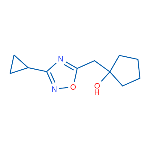1-[(3-Cyclopropyl-1,2,4-oxadiazol-5-yl)methyl]cyclopentan-1-ol 1g