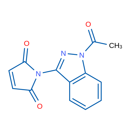 1-(1-Acetyl-1H-indazol-3-yl)-1H-pyrrole-2,5-dione 1g