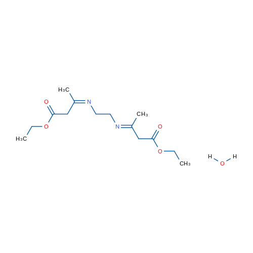 Ethyl (3Z)-3-({2-[(E)-(4-ethoxy-4-oxobutan-2-ylidene)amino]ethyl}imino)butanoate hydrate 1g