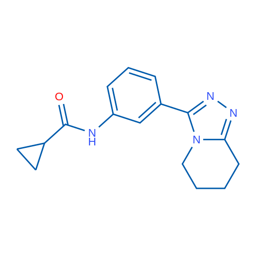 N-(3-{5H,6H,7H,8H-[1,2,4]triazolo[4,3-a]pyridin-3-yl}phenyl)cyclopropanecarboxamide 1g