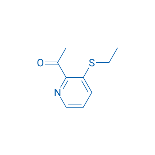 1-(3-(Ethylthio)pyridin-2-yl)ethan-1-one 250mg