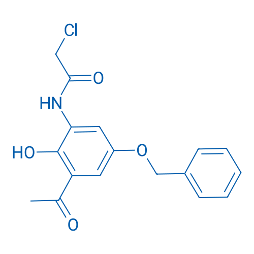 N-(3-Acetyl-5-(benzyloxy)-2-hydroxyphenyl)-2-chloroacetamide 250mg