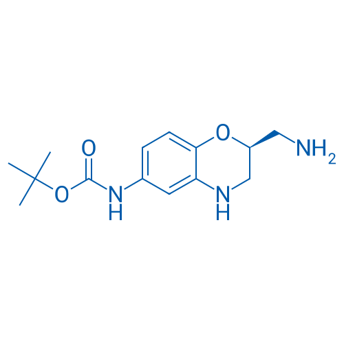 tert-Butyl (S)-(2-(aminomethyl)-3,4-dihydro-2H-benzo[b][1,4]oxazin-6-yl)carbamate 250mg