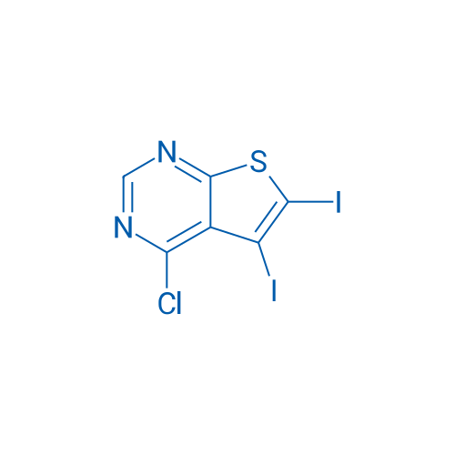 4-Chloro-5,6-diiodothieno[2,3-d]pyrimidine 1g