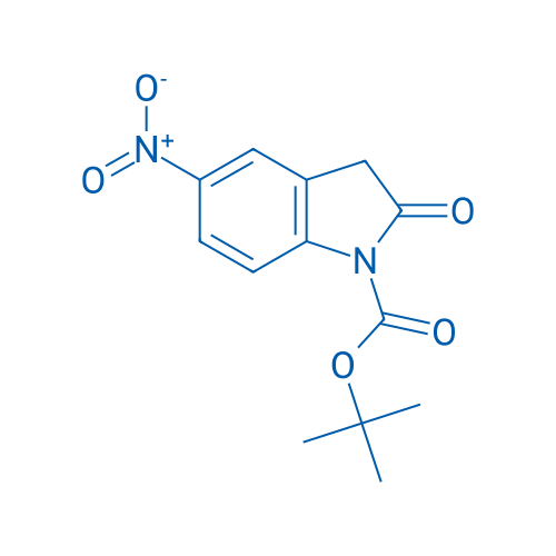 tert-Butyl 5-nitro-2-oxoindoline-1-carboxylate 250mg