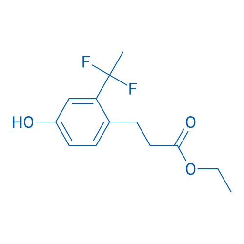 Ethyl 3-(2-(1,1-difluoroethyl)-4-hydroxyphenyl)propanoate 100mg