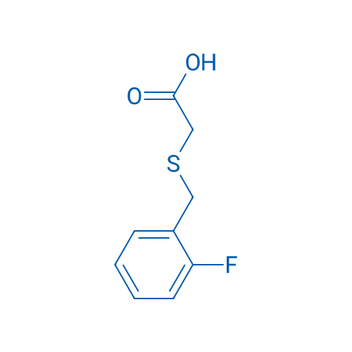 2-((2-Fluorobenzyl)thio)acetic acid 100mg