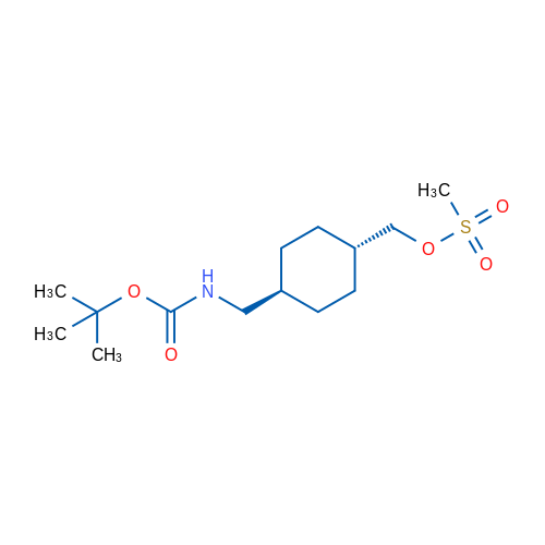 ((1R,4R)-4-(((tert-Butoxycarbonyl)amino)methyl)cyclohexyl)methyl methanesulfonate 1g