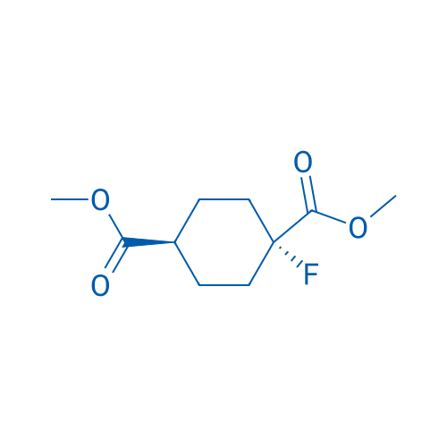 Rel-dimethyl (1r,4r)-1-fluorocyclohexane-1,4-dicarboxylate 250mg