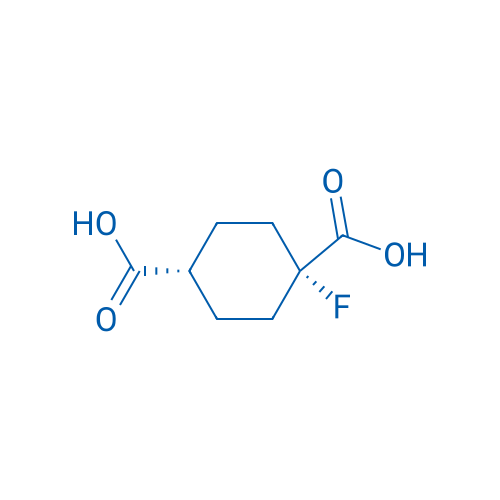 Rel-(1s,4s)-1-fluorocyclohexane-1,4-dicarboxylic acid 250mg