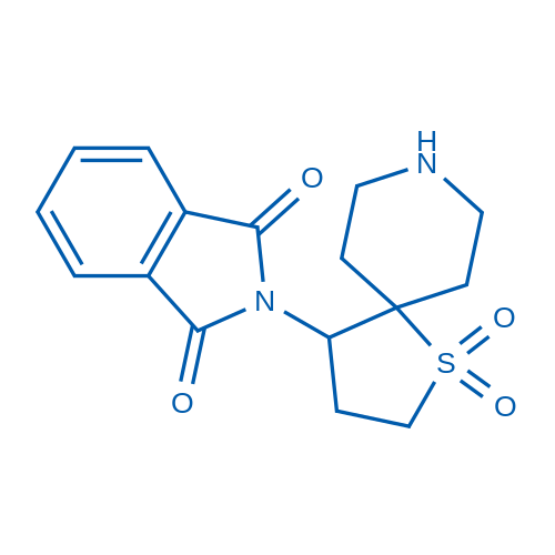 2-(1,1-Dioxido-1-thia-8-azaspiro[4.5]decan-4-yl)isoindoline-1,3-dione 1g