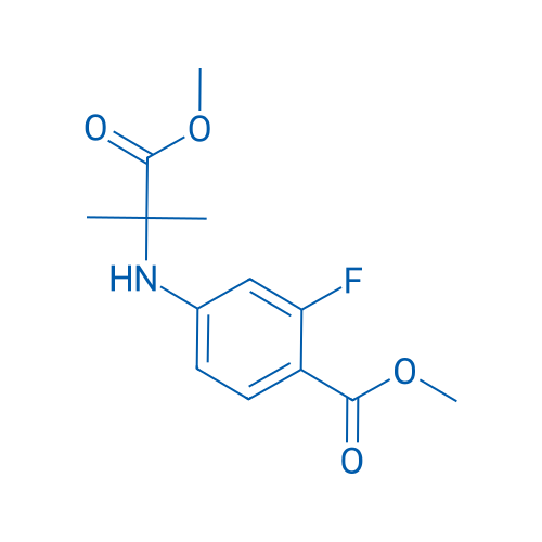 Methyl 2-fluoro-4-(1-methoxy-2-methyl-1-oxopropan-2-ylamino)benzoate 1g