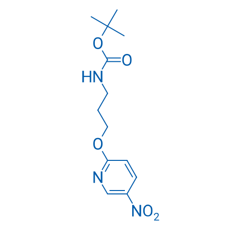 tert-Butyl (3-((5-nitropyridin-2-yl)oxy)propyl)carbamate 250mg