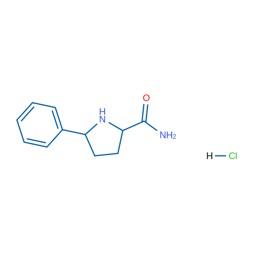 5-Phenylpyrrolidine-2-carboxamide hydrochloride 1g