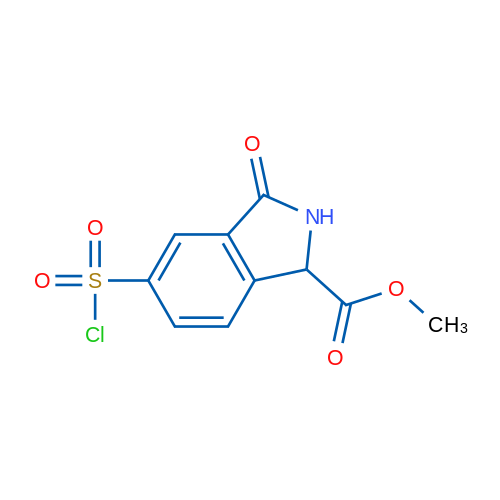 Methyl 5-(chlorosulfonyl)-3-oxo-2,3-dihydro-1H-isoindole-1-carboxylate 1g