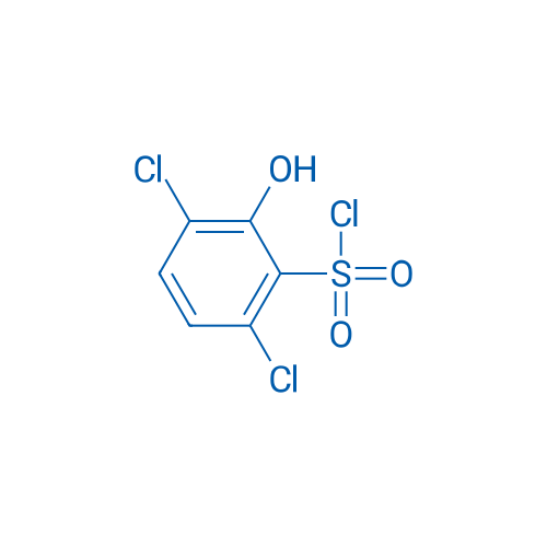 3,6-Dichloro-2-hydroxybenzene-1-sulfonyl chloride 1g