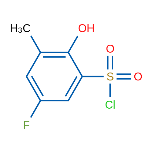 5-Fluoro-2-hydroxy-3-methylbenzene-1-sulfonyl chloride 1g