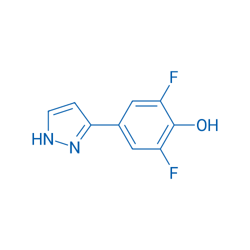 2,6-Difluoro-4-(1H-pyrazol-3-yl)phenol 1g