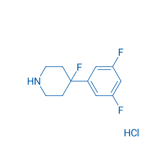 4-(3,5-Difluorophenyl)-4-fluoropiperidine hydrochloride 1g