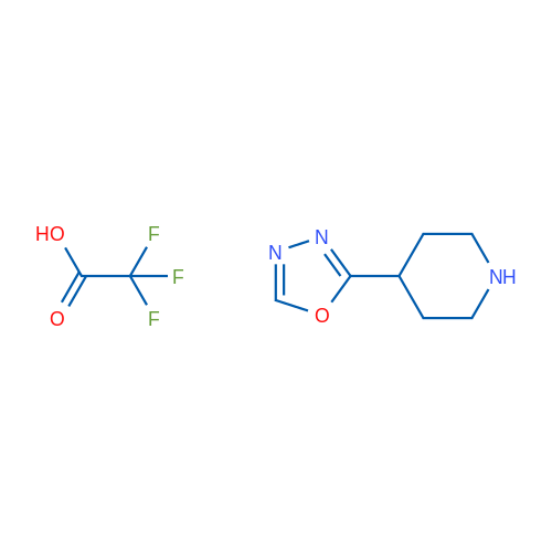 4-(1,3,4-Oxadiazol-2-yl)piperidine, trifluoroacetic acid 1g