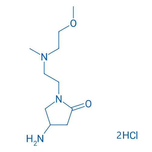4-Amino-1-{2-[(2-methoxyethyl)(methyl)amino]ethyl}pyrrolidin-2-one dihydrochloride 250mg