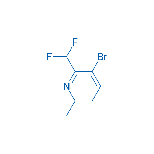 3-Bromo-2-(difluoromethyl)-6-methylpyridine 250mg
