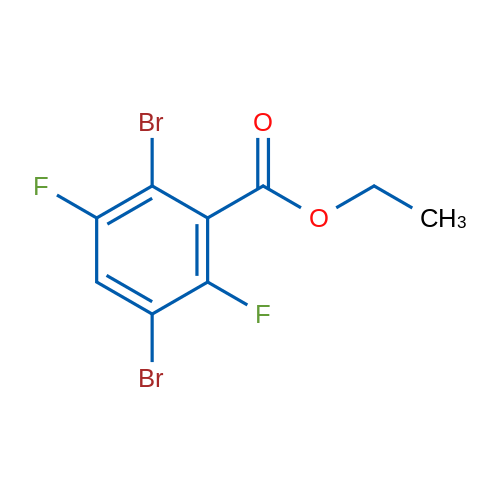 Ethyl 2,5-dibromo-3,6-difluorobenzoate 1g