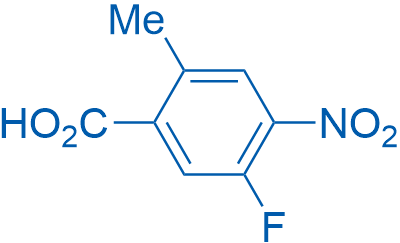 5-Fluoro-2-methyl-4-nitrobenzoic acid 1g