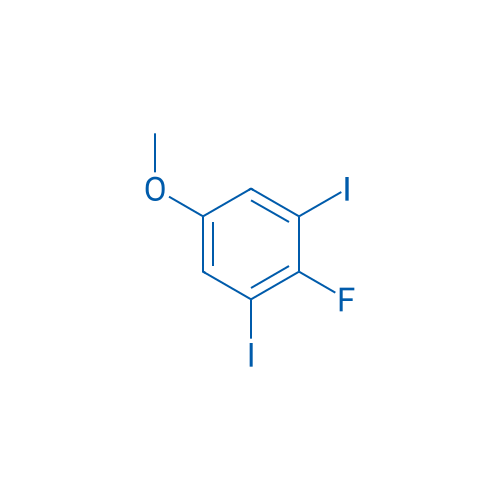 2-Fluoro-1,3-diiodo-5-methoxybenzene 250mg