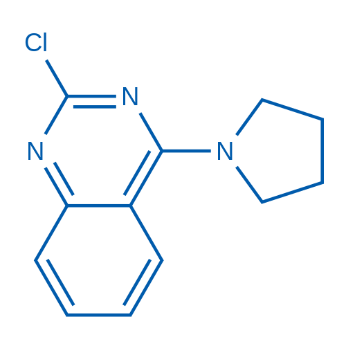 2-Chloro-4-(pyrrolidin-1-yl)quinazoline 1g