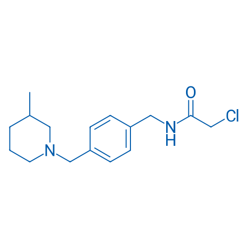 2-Chloro-N-({4-[(3-methylpiperidin-1-yl)methyl]phenyl}methyl)acetamide 1g