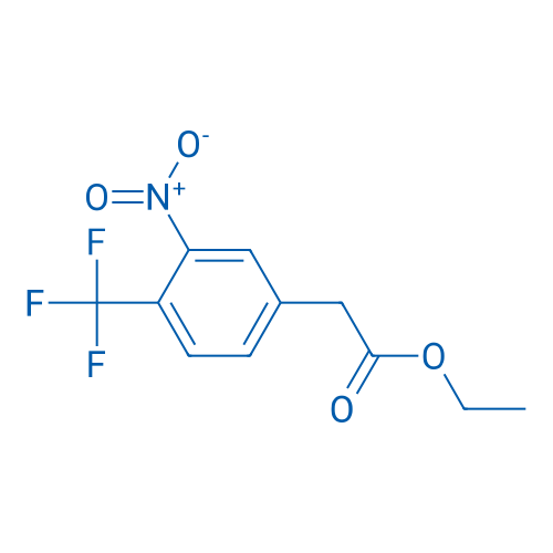 Ethyl 2-(3-nitro-4-(trifluoromethyl)phenyl)acetate 1g