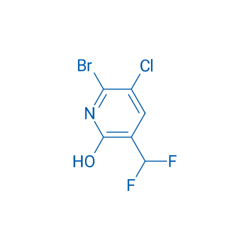 6-Bromo-5-chloro-3-(difluoromethyl)pyridin-2-ol 1g