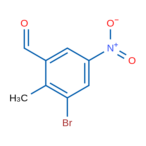 3-Bromo-2-methyl-5-nitrobenzaldehyde 1g