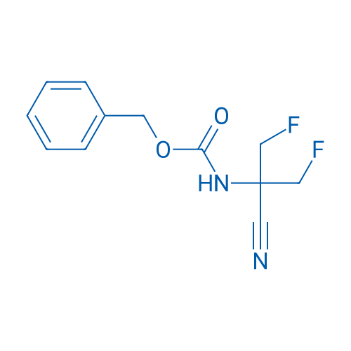 Benzyl (2-cyano-1,3-difluoropropan-2-yl)carbamate 250mg