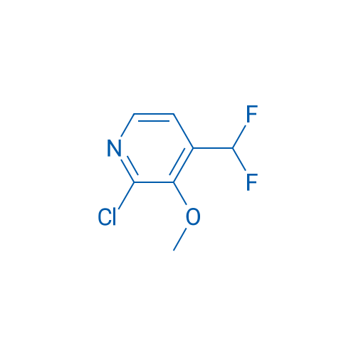 2-Chloro-4-(difluoromethyl)-3-methoxypyridine 100mg
