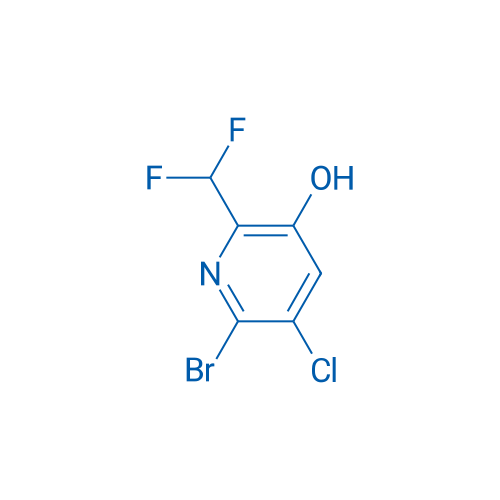6-Bromo-5-chloro-2-(difluoromethyl)pyridin-3-ol 1g