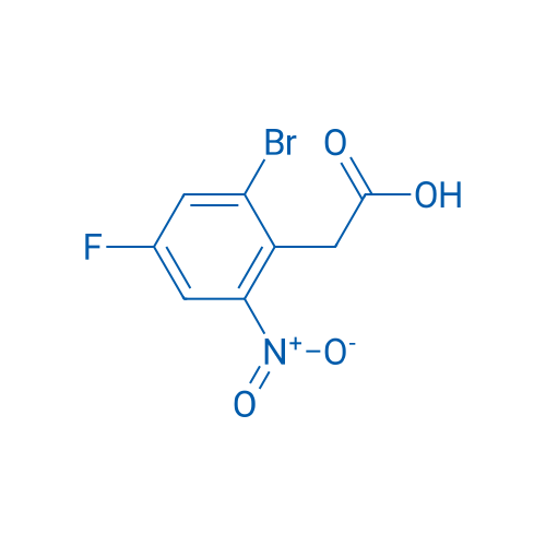 2-(2-Bromo-4-fluoro-6-nitrophenyl)acetic acid 250mg